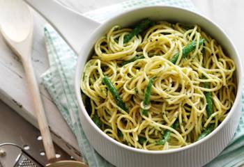 Slimming Worlds Linguine With Creamy Pesto Sauce Recipe