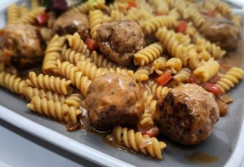 Low Fat Pork Meatballs In Gravy | Healthy Recipe