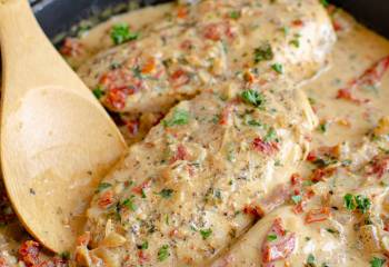 Low Syn Chicken In Sun-Dried Tomato Creamy Sauce | Slimming World