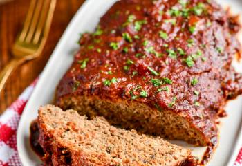 Slow Cooker Chicken Mushroom Meatloaf