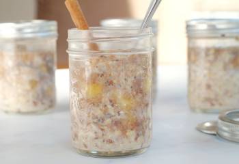 Healthy Bananas Foster Overnight Oats &Ndash; Weight Watchers Friendly