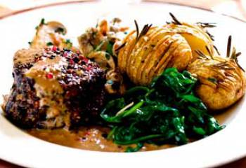 Slimming Worlds Fillet Steaks With Mustard Sauce And Hasselback Potatoes Recipe
