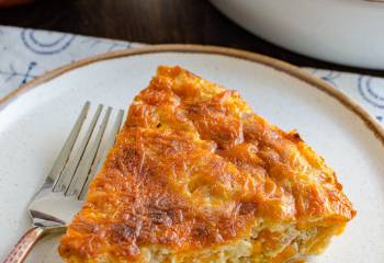 Crustless Bacon Leek And Sweet Potato Quiche | Slimming World