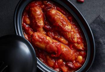 Smoky Sausage And Bean Casserole