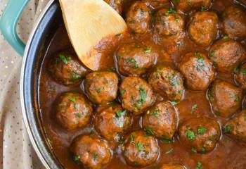 Mushroom And Parmesan Chicken Meatballs