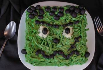 Frankenstein Fettuccine (Frankenccine)