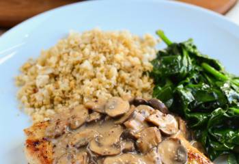 Chicken With Creamy Mushroom Sauce