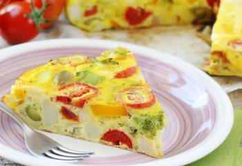 Syn Free Vegetable Crustless Quiche | Slimming World Recipe
