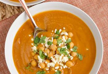 Spicy Roasted Parsnip And Sweet Potato Soup