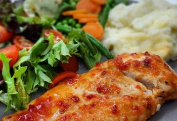 Sweet Chilli Chicken Breasts &amp; Garlic Mash Recipe | Slimming