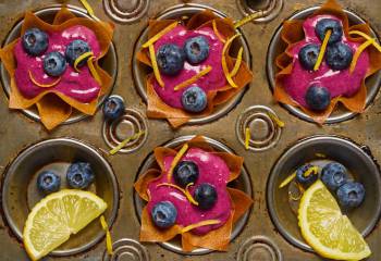 Lemon And Blueberry Tarts