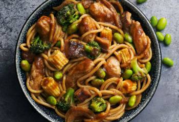 Soy Ginger Chicken Noodles