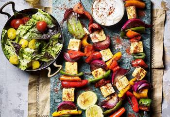 Paneer And Pepper Shashlik