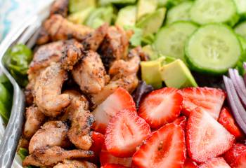 Chicken Strawberry Avocado Salad | Slimming World