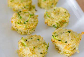 Zucchini And Parmesan Quinoa Bites