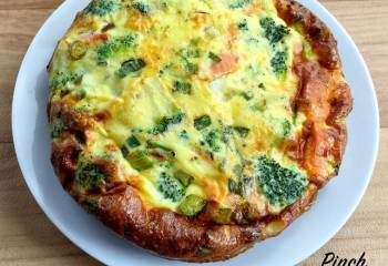 Smoked Salmon And Broccoli Quiche