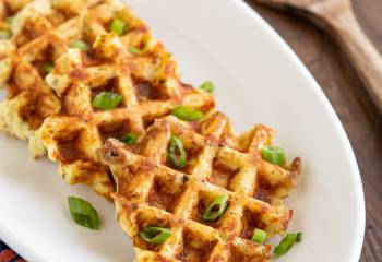 Leftover Mash Potato Waffles