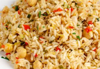 Chickpea Vegetable Rice Pilaf