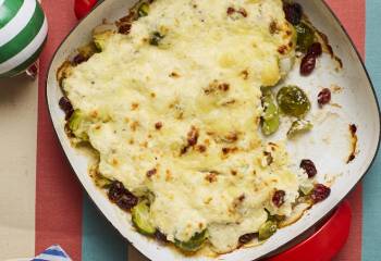 Cheesy Sprout Bake