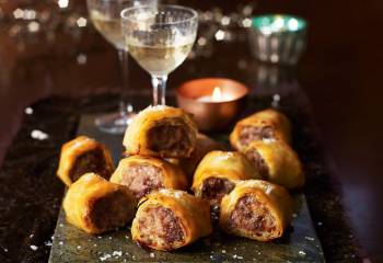 Sage And Apple Filo Sausage Rolls