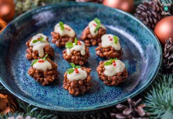 Rice Krispie Christmas Puds