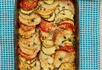 Cheesy Courgette Gratin