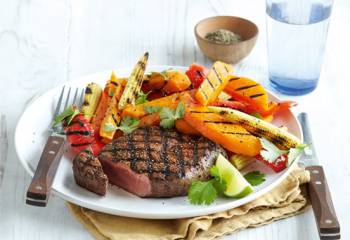Chipotle Steak With Sweet Potato Chips