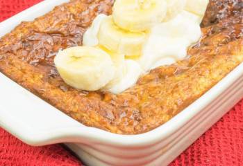 Low Syn Honey & Banana Baked Oats