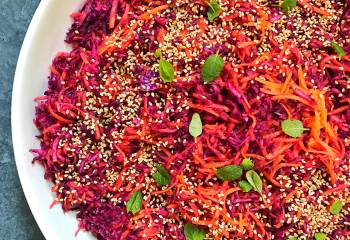 Thai Carrot And Red Cabbage Salad