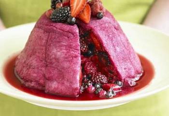 Tangy Lemon And Raspberry Summer Pudding