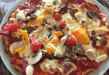 Homemade Healthy Pizza Recipe | Slimming World 14 Syns Or 376 Calories