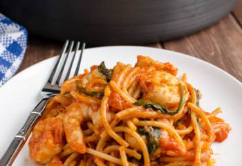 Syn Free One Pot Shrimp Pasta