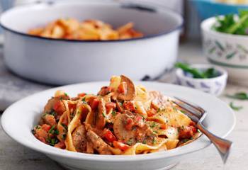 Creamy Mushroom Pappardelle