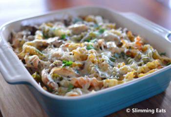 Chicken, Mushroom And Tarragon Pasta Bake