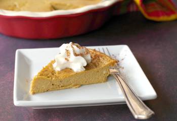 Weight Watchers Crustless Pumpkin Pie