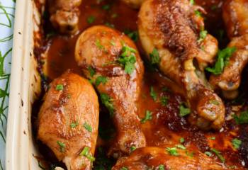 Low Syn Chicken Drumsticks In A Peanut Sauce