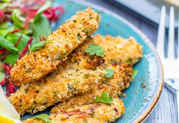 Syn Free Garlic Lemon And Parsley Chicken Goujons