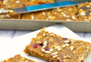 Vegan Fruit & Oatmeal Bar Recipe