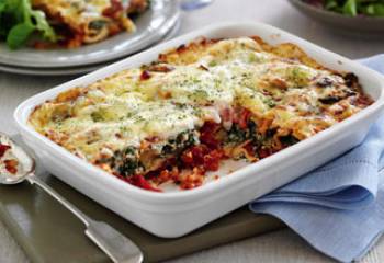 Slimming World Spinach, Tomato And Red Pepper Cannelloni Recipe