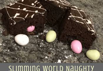 Slimming World Naughty Easter Chocolate Cake