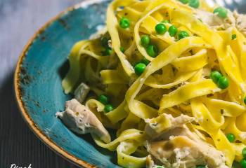 Chicken Alfredo Tagliatelle