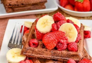 Low Syn Chocolate Waffles