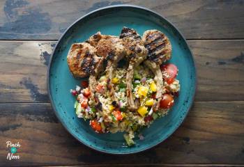 Sumac Lamb Chops And Rainbow Couscous