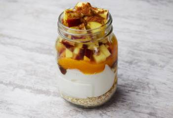 Pumpkin Spice Apple Overnight Oats