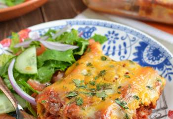 Pasta Chicken Enchiladas