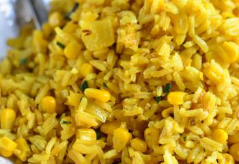 Sweet Corn Pilau Rice