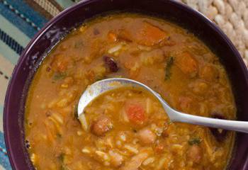 Chicken, Bean And Rice Soup