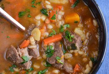 Syn Free Beef Vegetable  Barley Soup