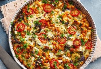 Baked Bean Crustless Quiche