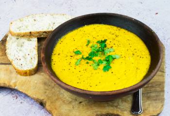 Roasted Carrot And Coriander Soup
